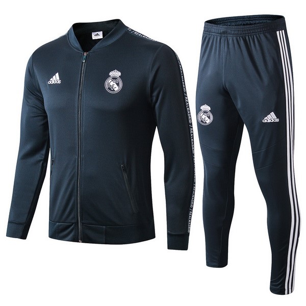 Trainingsanzug Real Madrid 2019-20 Blau Fussballtrikots Günstig